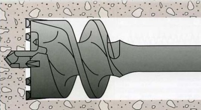 Проломной бур SDS MAX 60x600мм по бетону